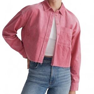 Madewell Variegated Corduroy Button-Up Shirt